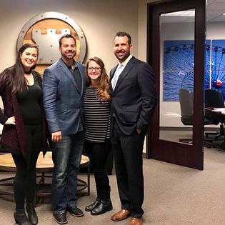 Happy clients with Eric Peterson